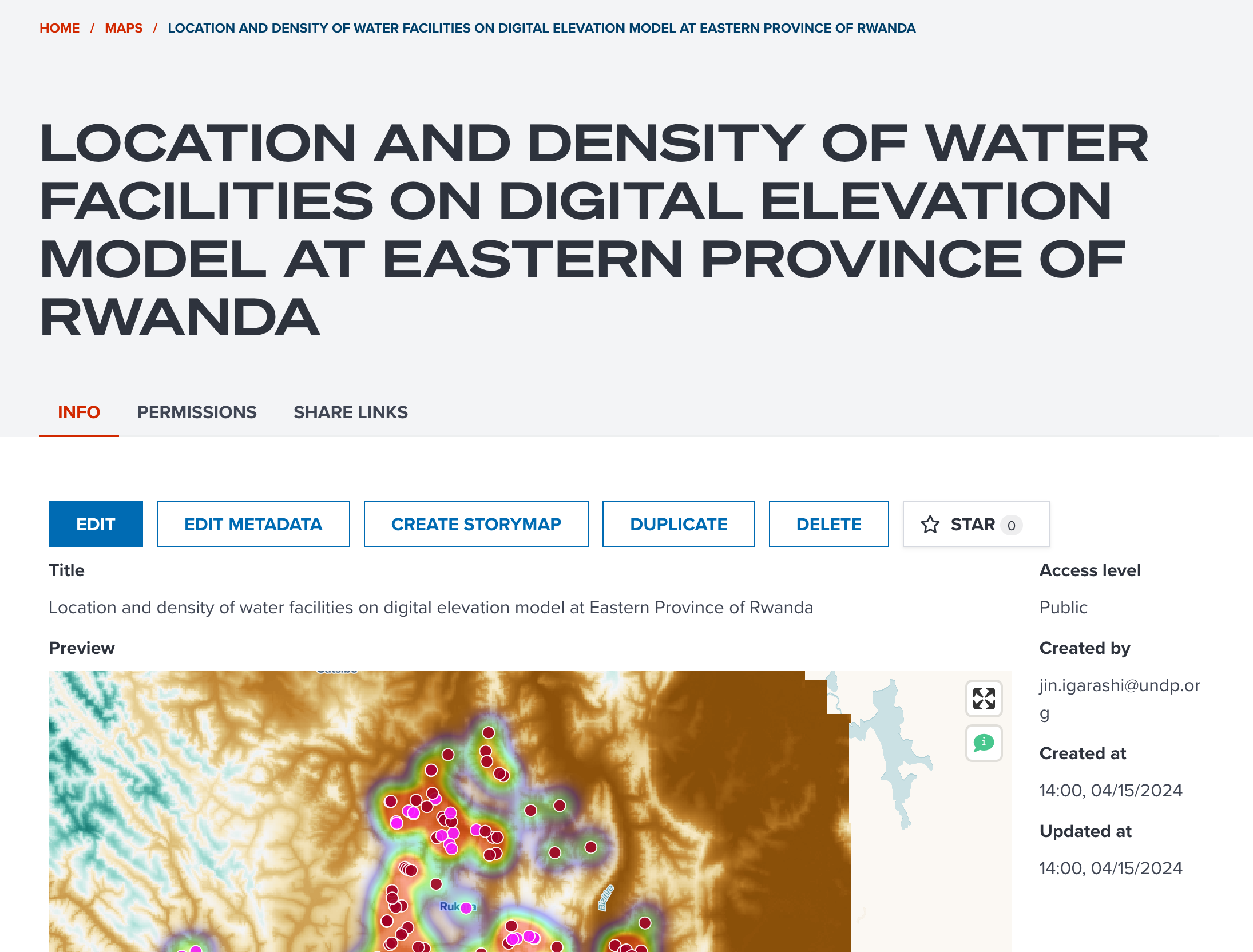 An example of a Map Portal