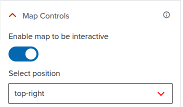 Chapter Slide Settings Panel - Map Controls